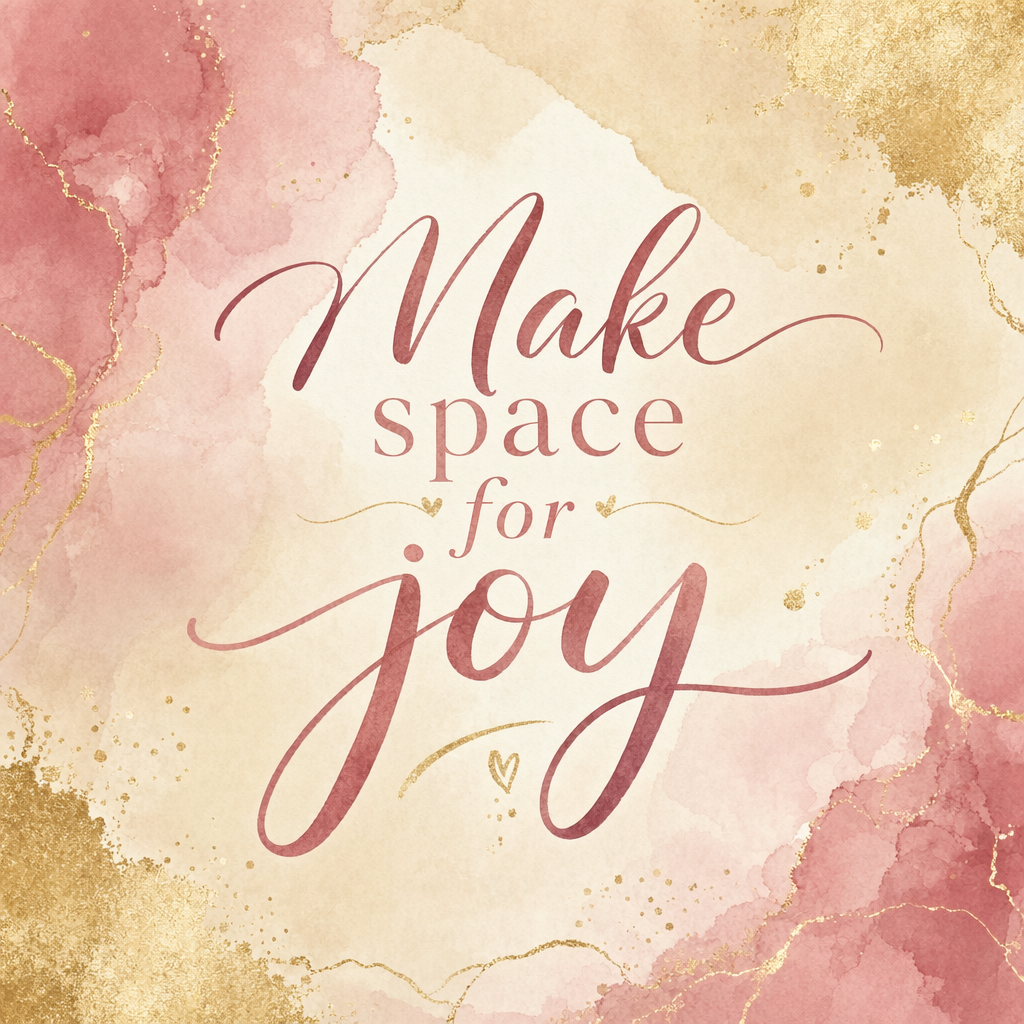 Quote Card 08 — Make Space for Joy