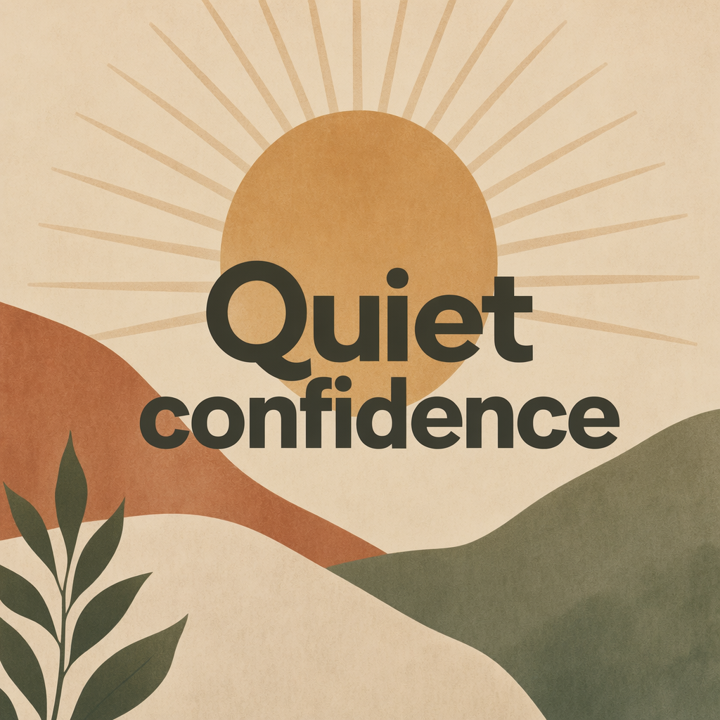 Quote Card 09 — Quiet Confidence