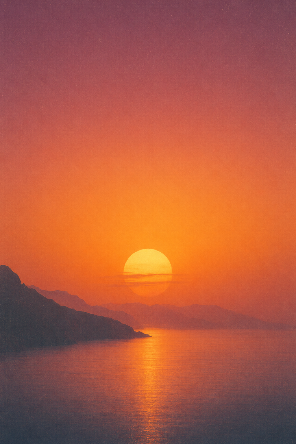 Phone Wallpaper 07 — Vintage 70s Sunset