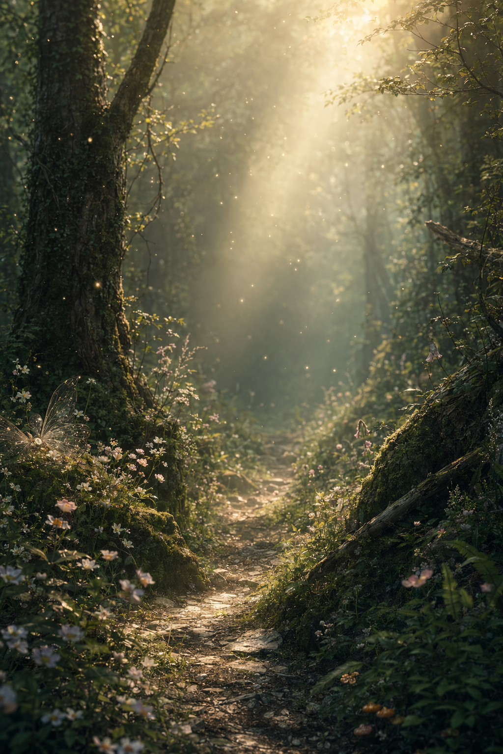 Phone Wallpaper 16 — Fairycore Forest Path